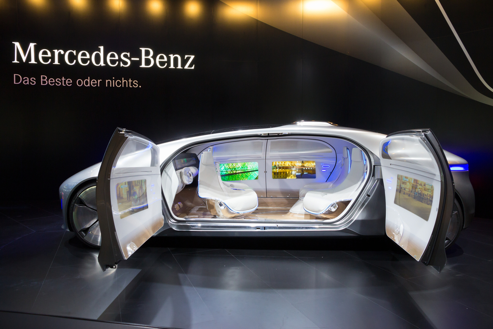Prototype of Mercedes self-driving car (VanderWolf Images/Shutterstock.com)