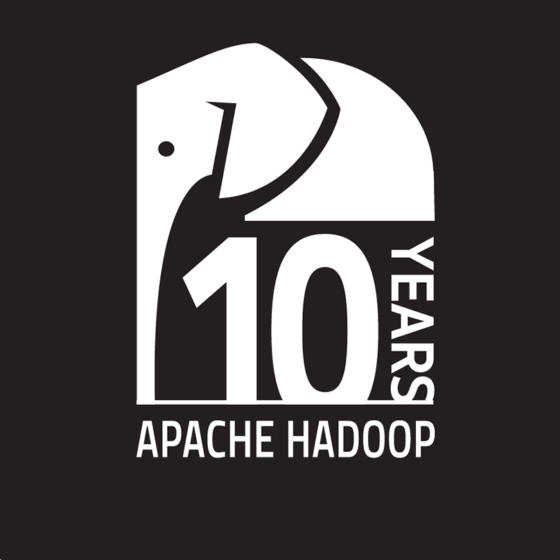 hadoop at 10 logo