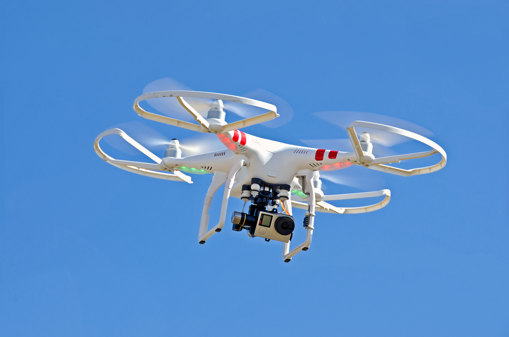 Drones are increasingly being used to capture video from the air (Maria Dryfhout/Shutterstock)